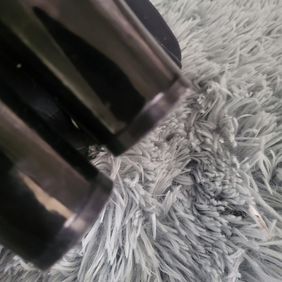 Ankle Klein black mule sandals with block heel. Size 6 - Picture 5 of 7